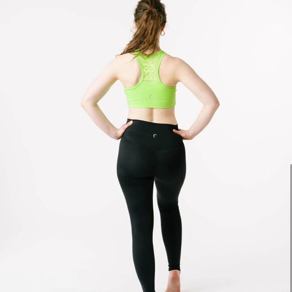 Zyia High Rise Legging Black Smooth & Sleek - Picture 1 of 10